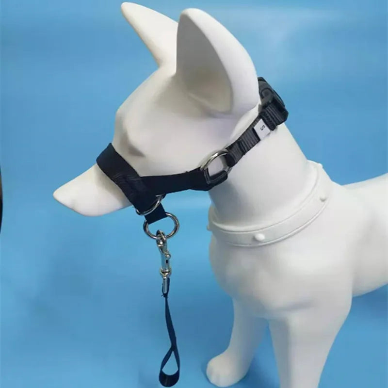 Dog Training Muzzle Muzzle, Dog Mouth and Nose Ring Training, Dog Anti-impact Pull, Dog Leash, Dog Walking Pet Supplies