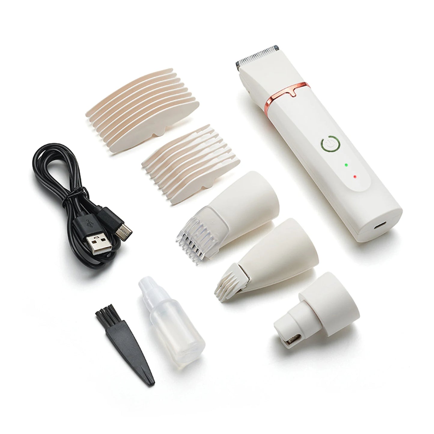 Professional 4 In 1 Electric Pet Grooming Tool Set USB Rechargeable Dog Cat Hair Clippers Trimmer Shaver Waterproof