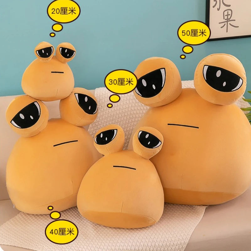Pou Plush Toy My Pet Alien Furdiburb Emotion Alien Stuffed Animal Sofa Pillow 10 To 40 Cm Gift For Girls
