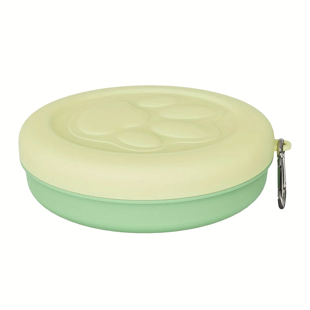 1pc Pet Travel Bowl Outdoor Pet Portable Dog Food Bowl Snack Box Multifunctional Dog Dog Training Snack Bag Pet Snacks Bag