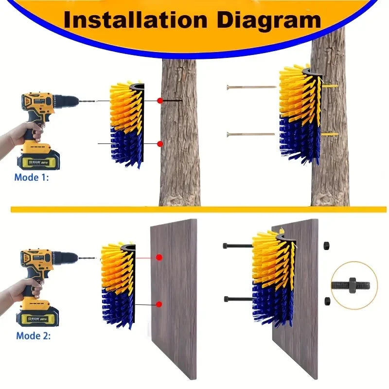 Farm Small Cattle Body Brush, Horse Body Brush, Dairy Cow Cleaning Brush, Cattle & Horse Universal Grooming Brush