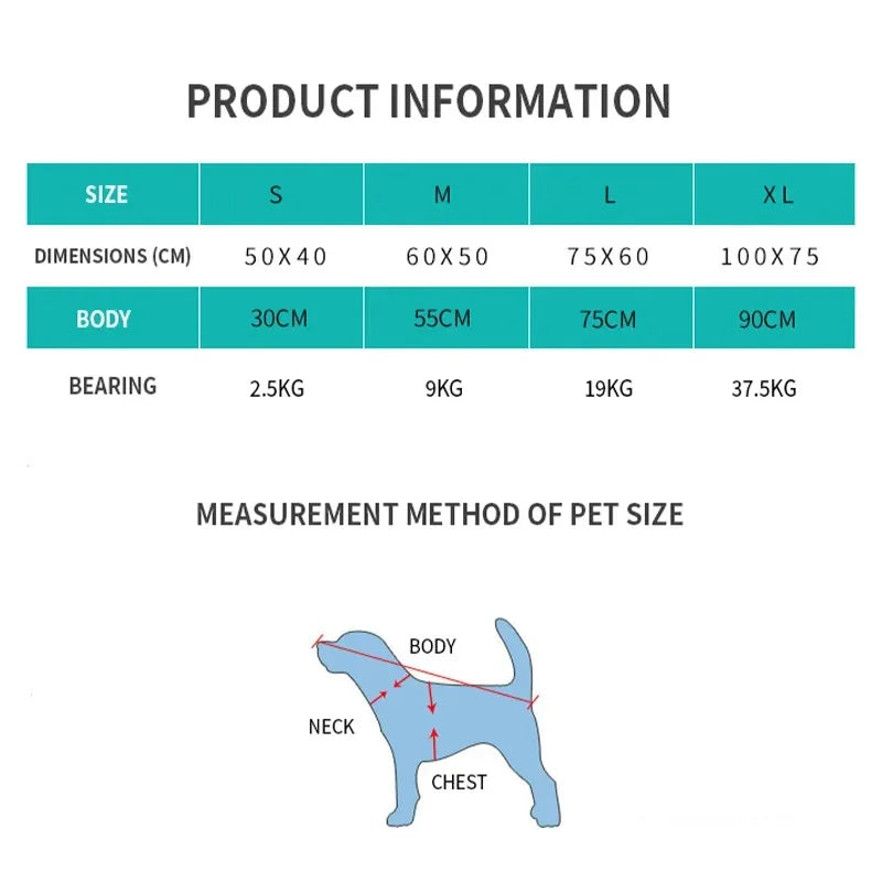 for Large Pet Sleeping Bag Pet Bed Dogs Kennel Winter Warm Removable Washable Bite-resistant PuppySofa Cushion Plush Cat Mat