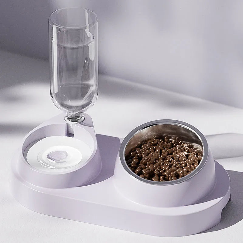 Pet Bowls Automatic Water Dispenser Feeder Cat Dog Food Water Bowl Non-Slip Pet Feeding Supplies