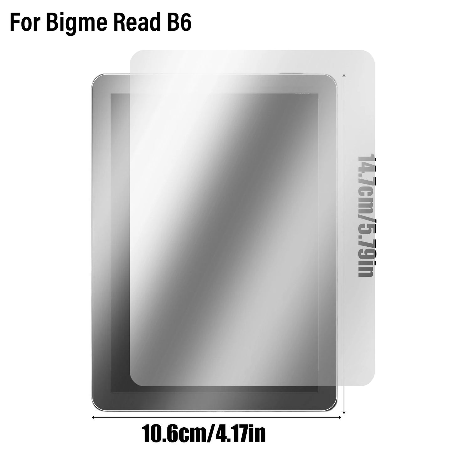 For Bigme Read B6 Tablet Screen Protector HD Clear/Frosted PET Protective Films For Bigme Read B6 Reader Accessories