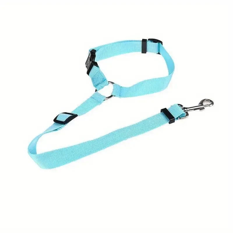 1PC Adjustable Pet Dog And Cat Seat Belt Safety Rope Car Headrest Restraint for Small Dogs Car Seat Belt Accessories