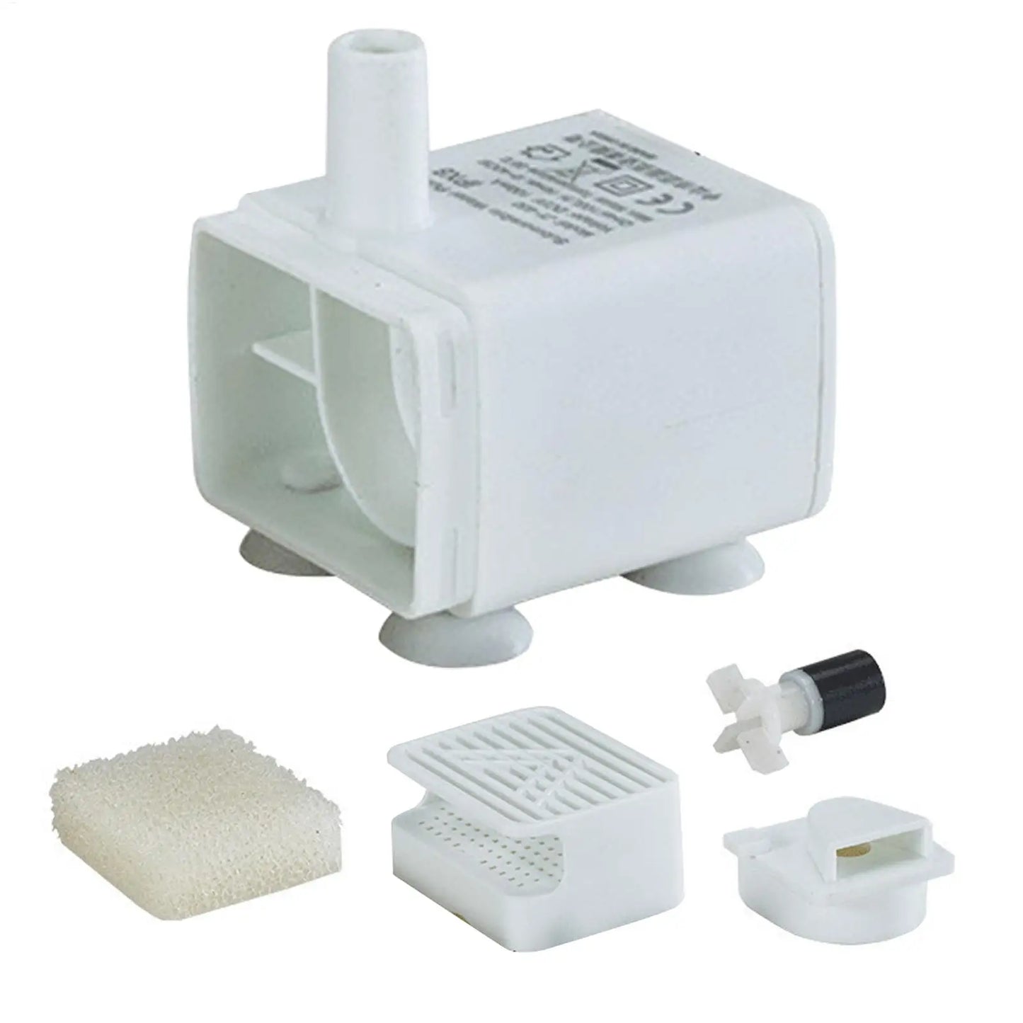 Pet fountain Motor Submersible Pump Silent USB Cat Water Fountain Quiet Feeding Supplies for Pet Drinking Dispenser replacement