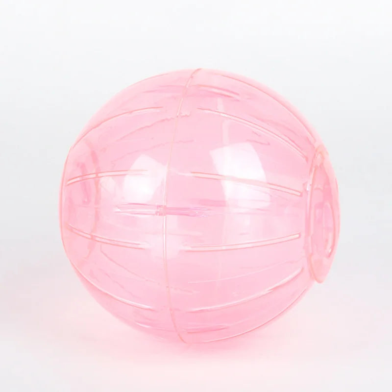 Funny Hamster Toys Spherical Translucent Treadmill for Rats Hamsters Pet Running Toy Durable Plastic Ball Diameter 10-14.5 CM
