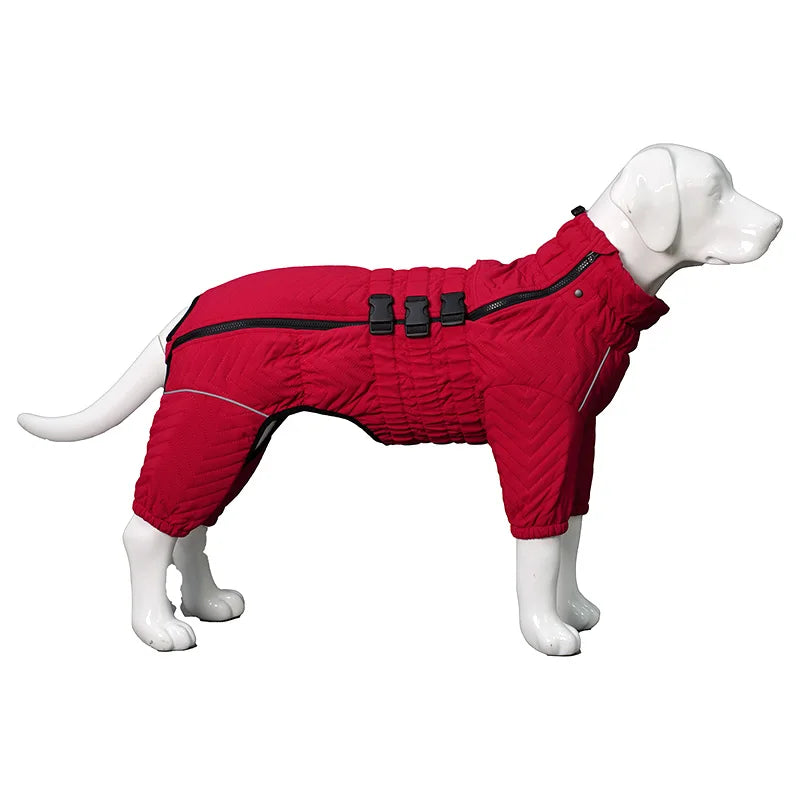 Waterproof Cotton Padded Dog Coat Winter Jacket Windproof For Four Legged Dogs Greyhound Corgi Chihuahua