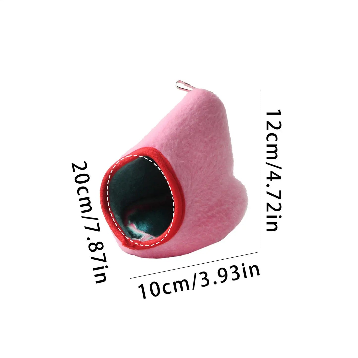 Hamster suspension nest Hamster Hanging Nest Warm Semi-Enclosed Scratch-Resistant Hamster House Hammock Hamster Cage