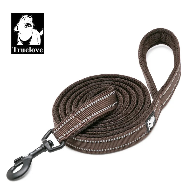 Truelove Soft Mesh Nylon Dog Leash Double Trickness Running Reflective Safe Walking Training Pet Dog Lead Leash Dropship TLL2112