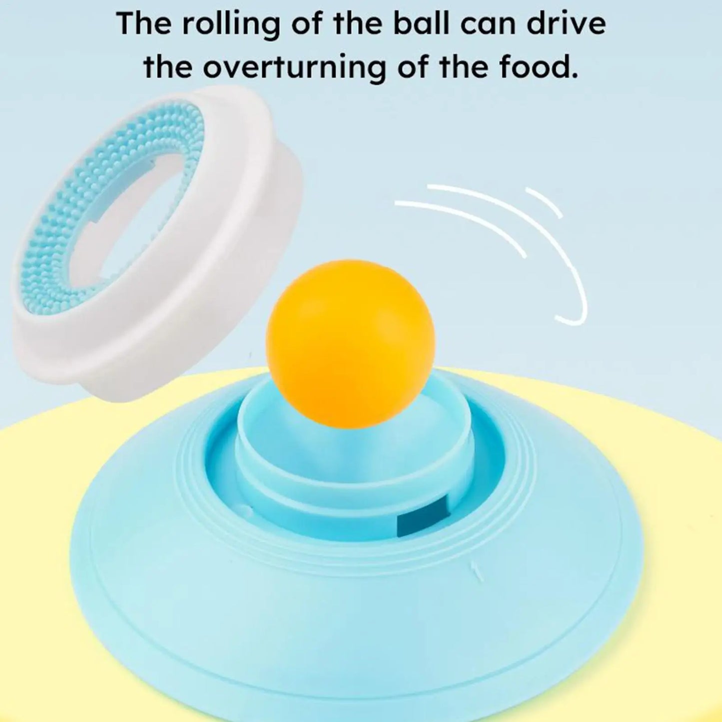 Interactive Dog Toy Slow Feeder Food Dispenser for Puppy Training and Enrichment