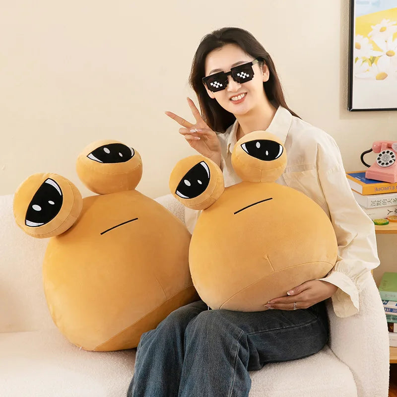 Pou Plush Toy My Pet Alien Furdiburb Emotion Alien Stuffed Animal Sofa Pillow 10 To 40 Cm Gift For Girls