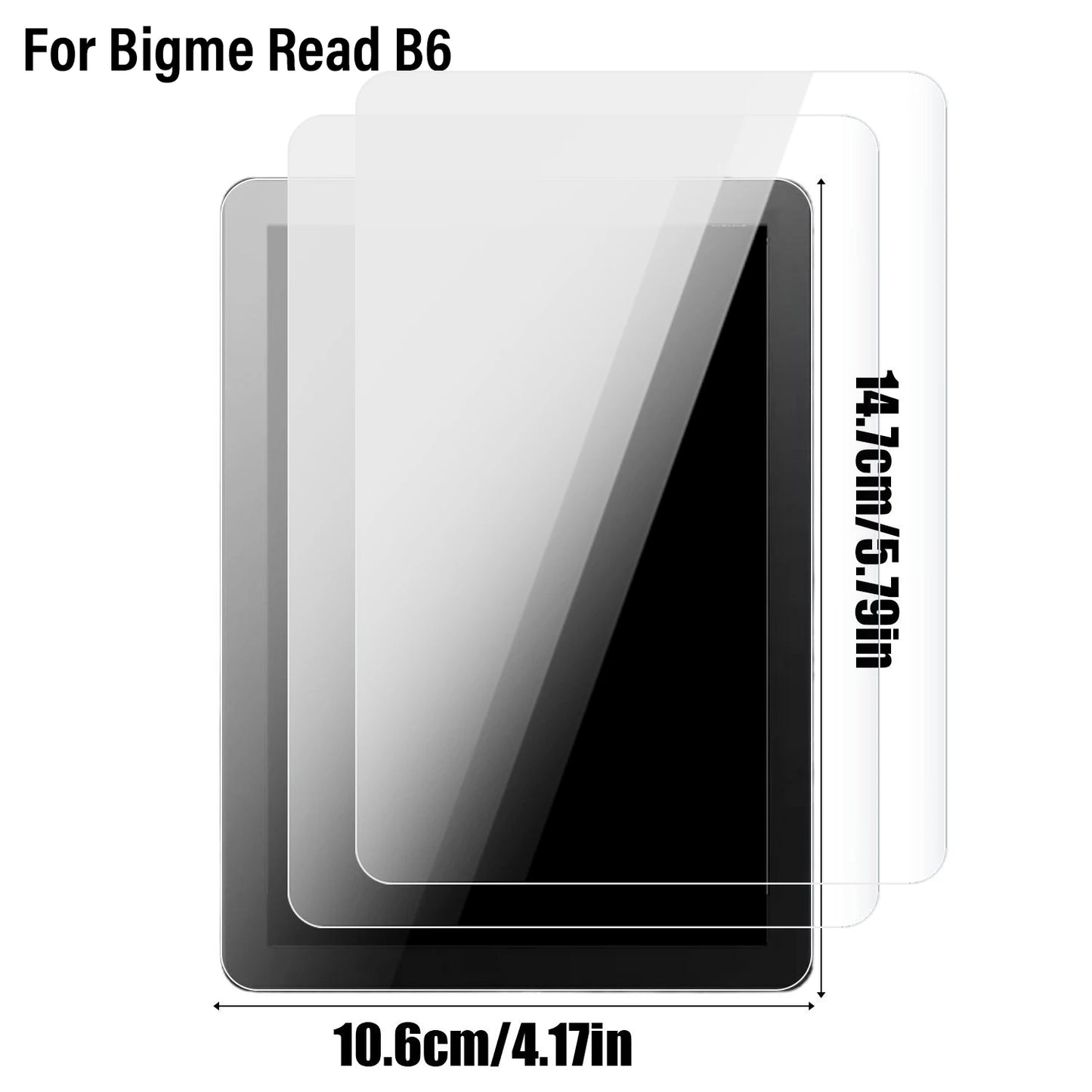 For Bigme Read B6 Tablet Screen Protector HD Clear/Frosted PET Protective Films For Bigme Read B6 Reader Accessories