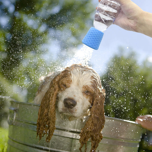 Pet Shower Silicone Portable Pet Shower Head Outdoor Cat and Dog Shower Cleaning Supplies Portable Pet Shower Watering plants