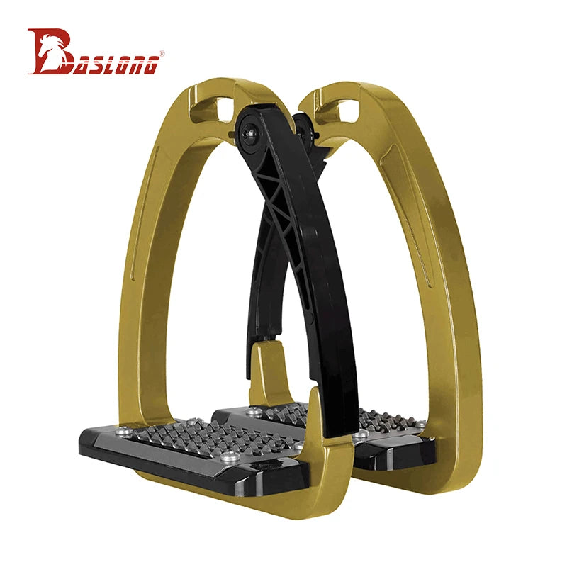 Baslong Equestrian Sports Horse Stirrups Equestrian Equipment Adult Stirrups Children's Professional Stirrups Safety Stirrups Rider Equipment
