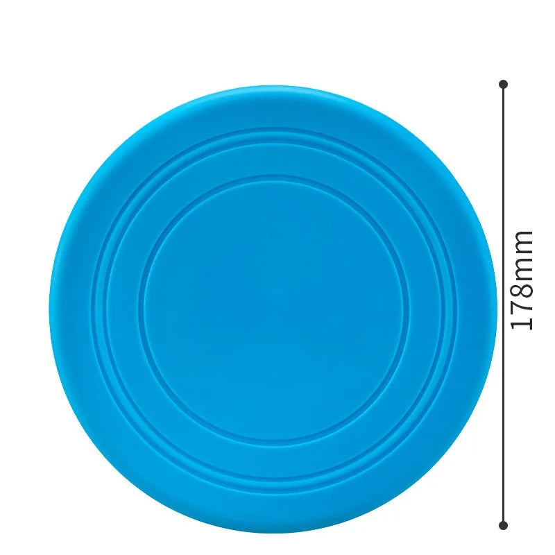 Interactive Silicone Flying Saucer Toy for Dogs And Cats Chew Resistant Flying Disc Pet Game Perfect for Puppy Training Fun