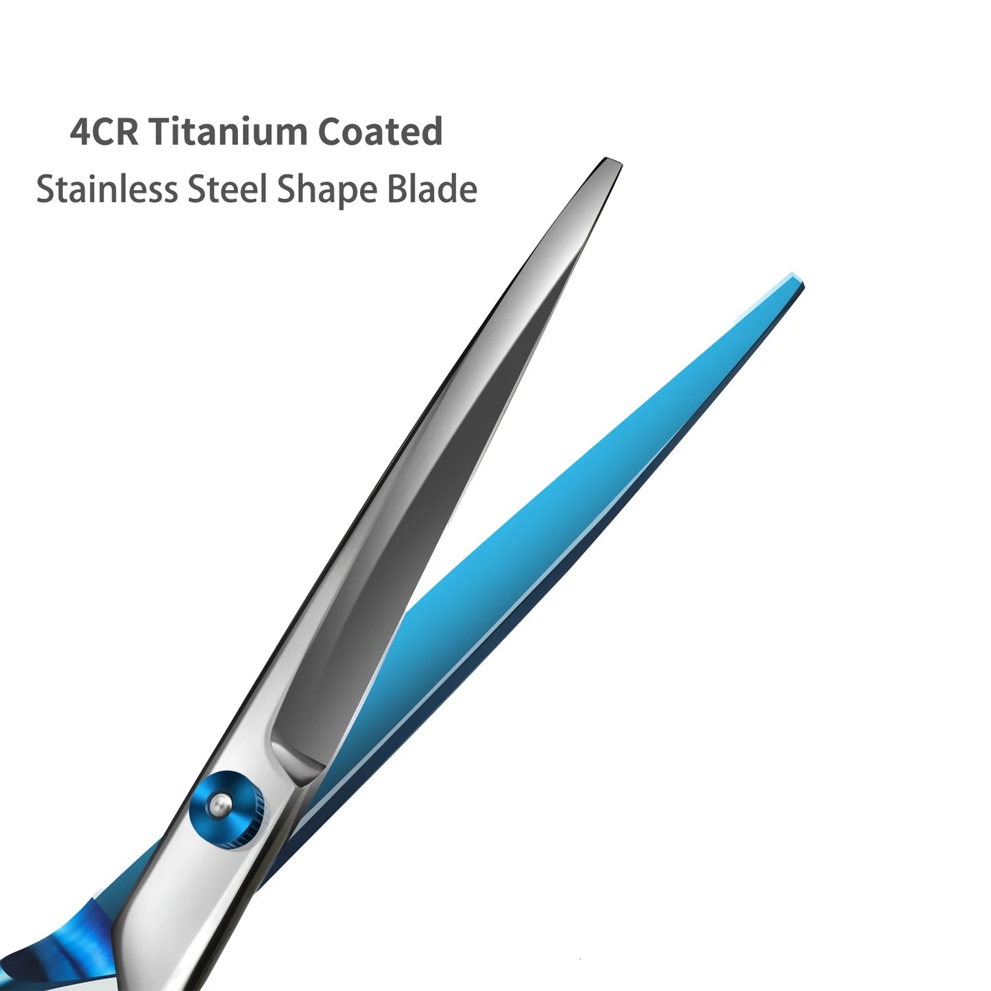 7.5" Professional Pet Curved Scissors Dog Curved Grooming Scissors For Dog&Cat Curved Shear As Dog Supplies Equipment