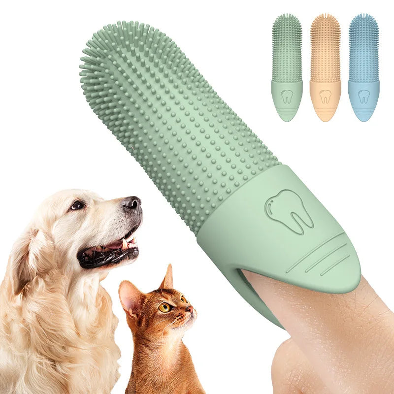 Title (SEO, ≤40 chars): Dog Toothbrush 360° Gentle Cleaning