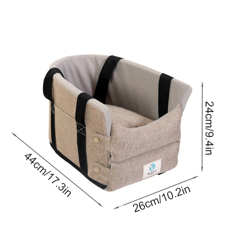 Portable Dog Cat Car Seat Travel Companionship Safety Pet Car Bed Safety Travel Cat DogBed Transport for Bag