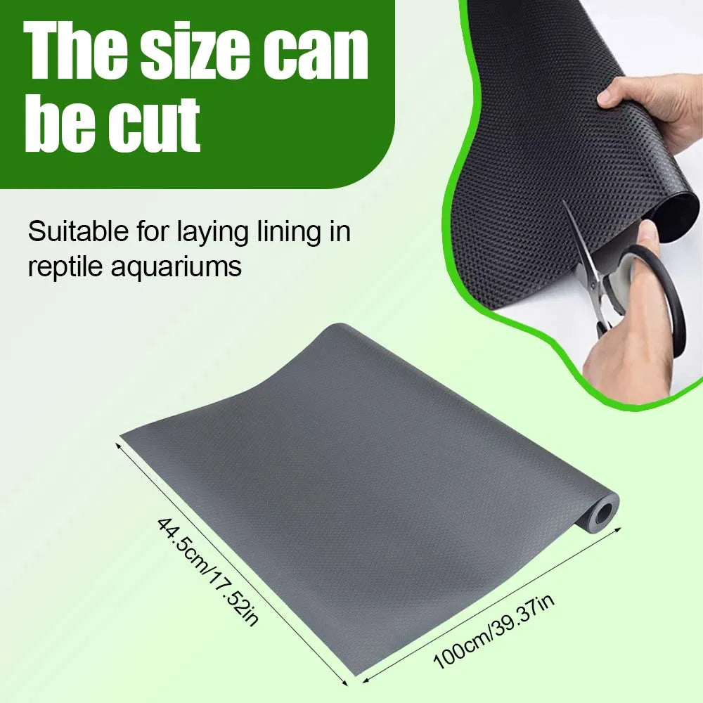 Reptile Carpet Reptile Tank Accessories Habitat Soft Aquascape Pad Reptile Mat for Snake Tortoise Chameleon Bearded Dragon