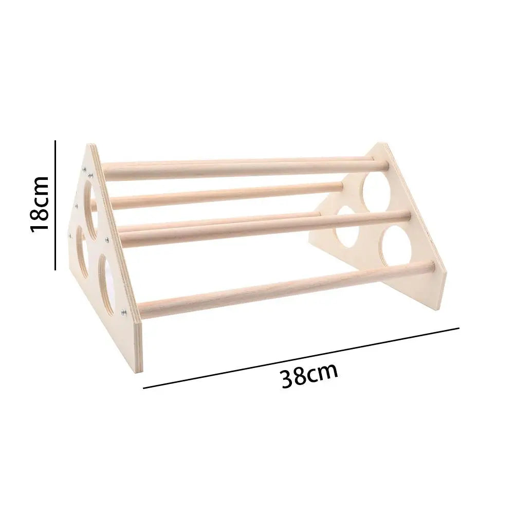 Poultry Ducks Wooden Ladder  Trainning Roosting Bird Stand Parrot Swing Chicken Perch Chick Roost Bar