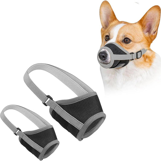 Breathable Mesh Puppy Big Dog Muzzle Prevent Biting Barking Pet Accessories for Small Medium Large Dogs Corgi mascotas Supplies