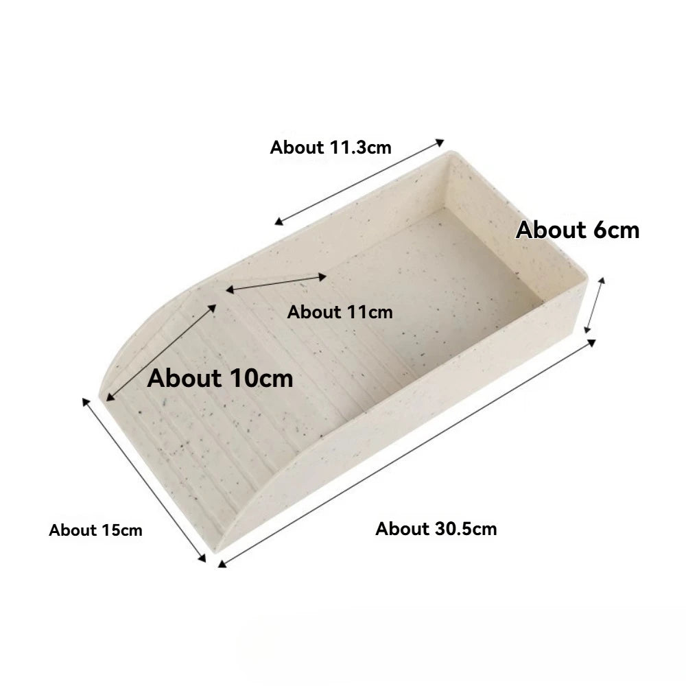 Reptile Bathing Pool Reptile Feeding Dish Water Bowl with Ramp Aquarium Ornament for Snake, Turtle, Bearded Dragon, Lizard Bath