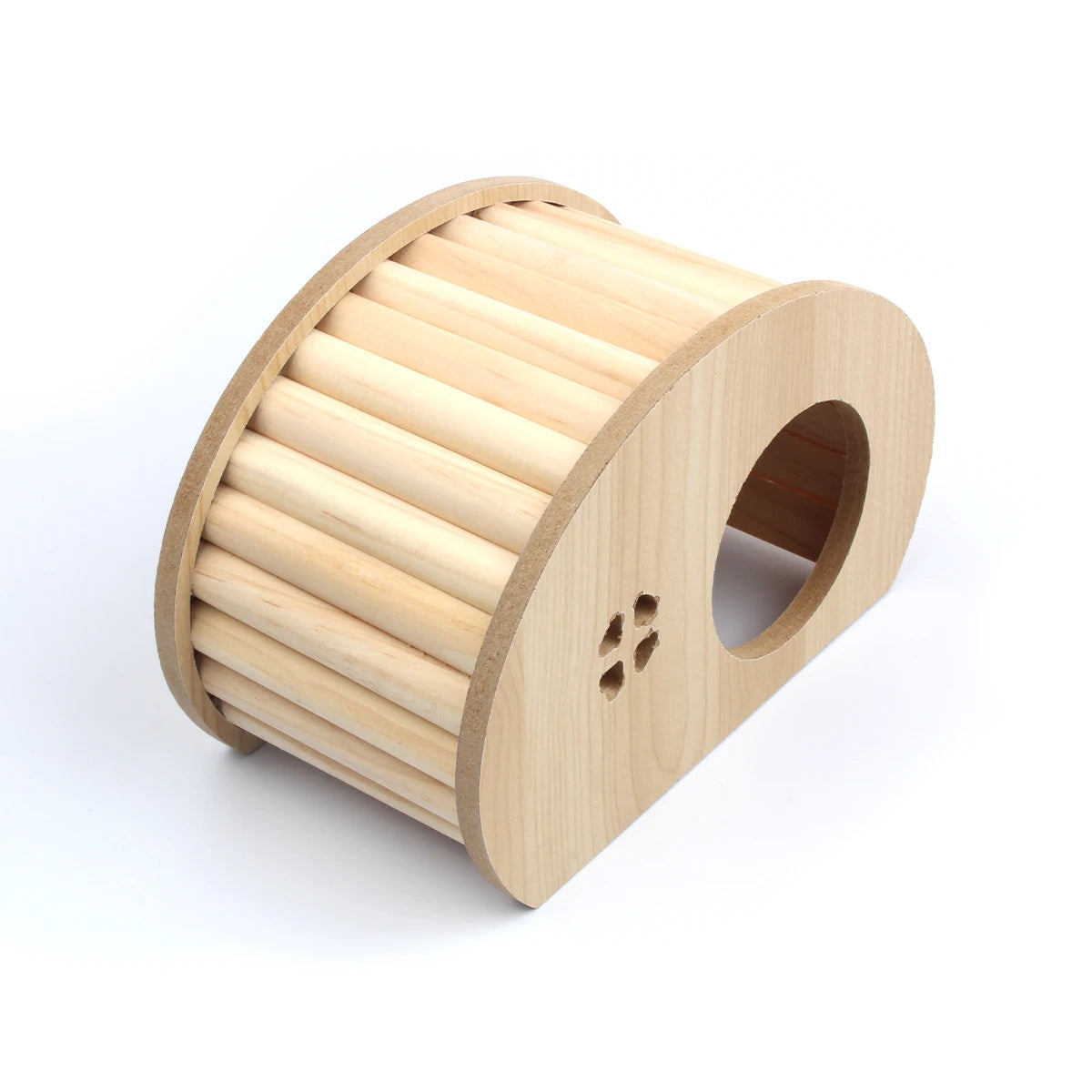 Small Pet Hamster Wooden House Sports Toys Fence Stairs Ladder Arch Bridge Nest Decoration Golden Bear Boredom Relief Toys