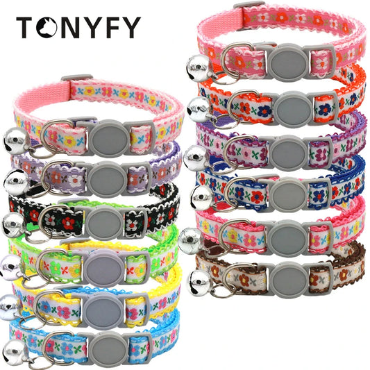 Title (SEO, ≤40 chars): Cat Collar Quick Release Adjustable Bell