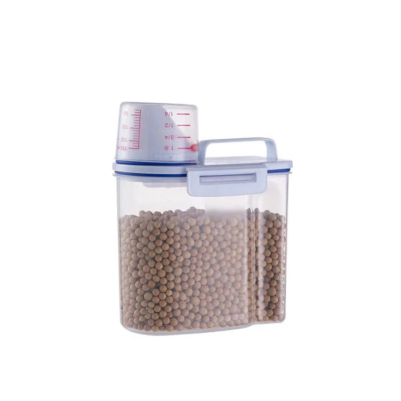 Premium Airtight Pet Food Storage Container, Large Capacity & Easy Clean, Durable Stylish Design for Dogs & Cats