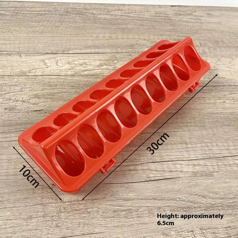 Poultry Thickened Feeder And Drinker Water Food Dispenser Automatic Chicken Birds Chick Waterer Feeding Rutin Chicken Trough