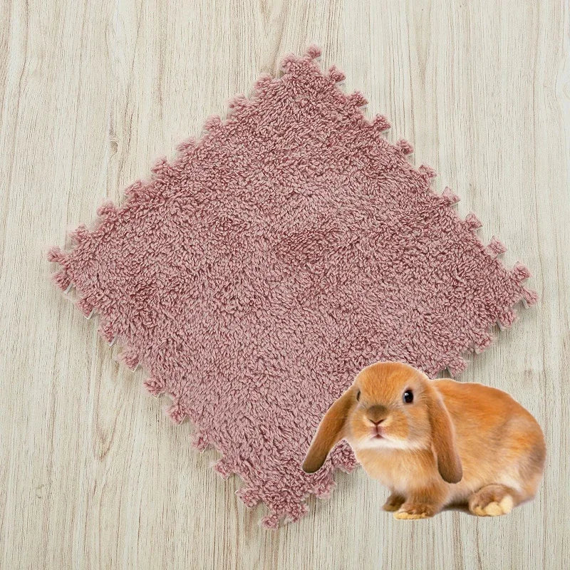 4/10Pcs Rabbit Guinea Pig Cage Liner Small Pet Items Waterproof Anti Slip Bedding Mat Highly Absorbent Pee Pad For Pet SleepMat