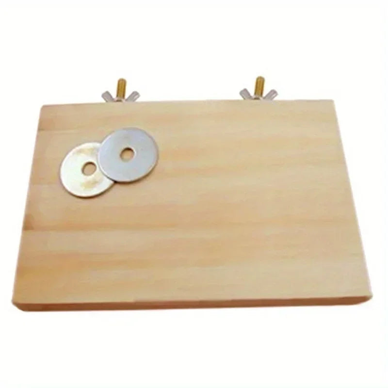 Woodland Friends Wooden Hamster Stand Board Perch For Cage Sturdy Natural Wood Platform Play Space