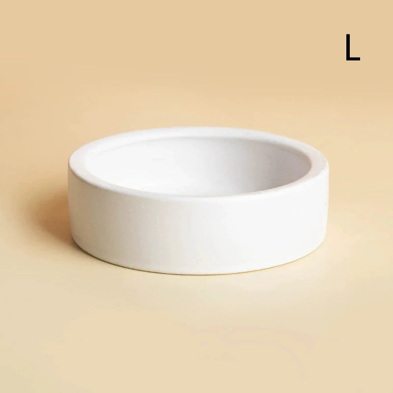 Reptile Food Bowl Anti-Escape Ceramic Feeder Dish Black White Reptile Water Bowl For Hermit Crab Gecko Chameleon Corn Snake