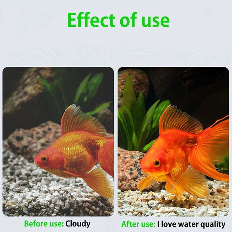 Aquarium Fish Tank Filter Media, Ceramic Rings, Activated Carbon Bio Balls, Clear Water with Free Filter Net Bag, 12 in 1