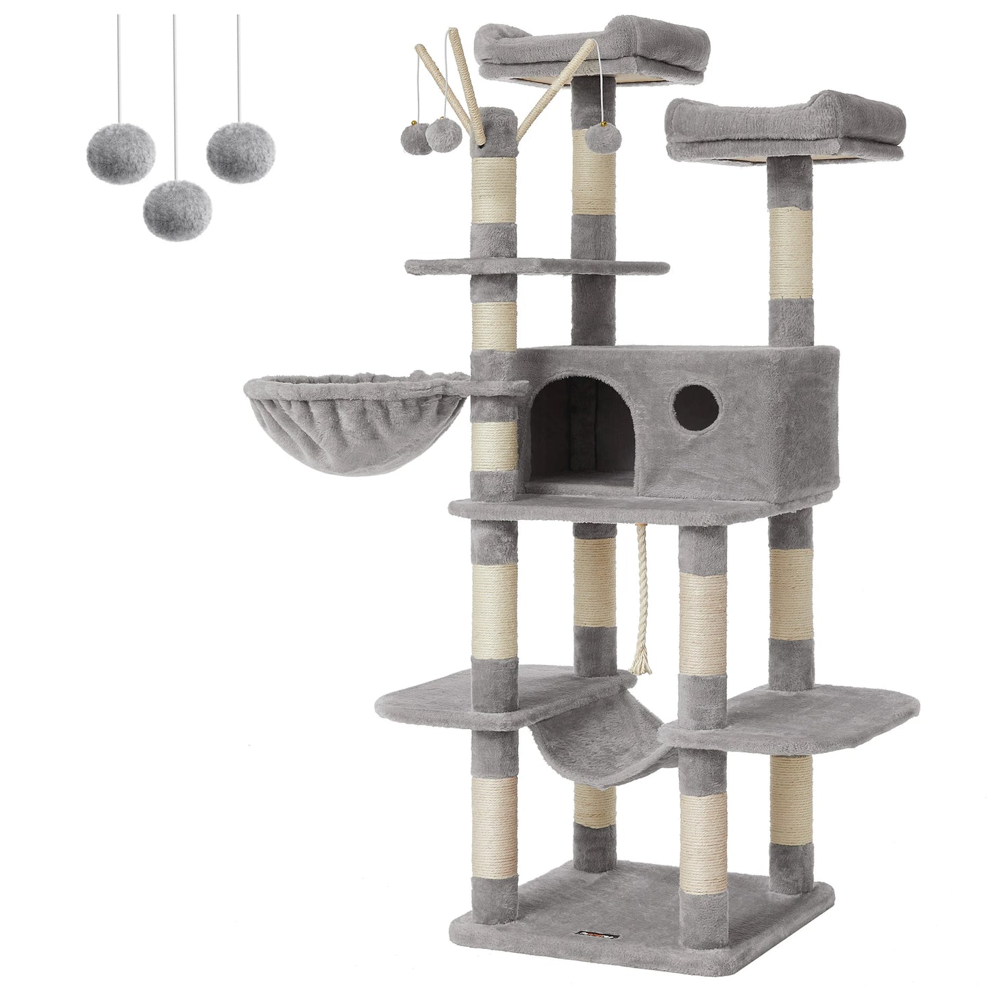 Title (SEO, ≤40 chars): Feandrea XL Cat Tree Cave 5 Levels