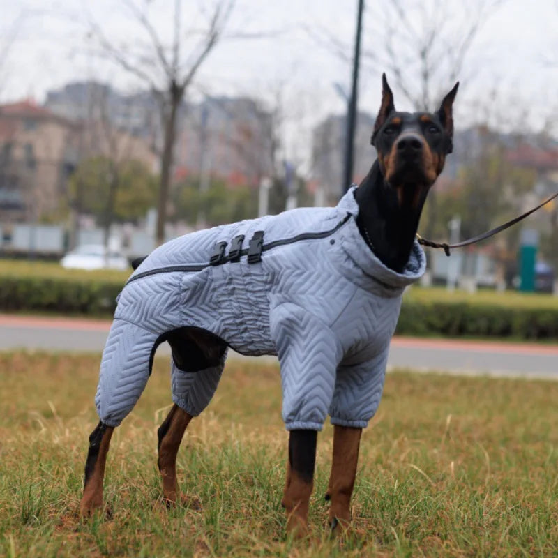 Waterproof Cotton Padded Dog Coat Winter Jacket Windproof For Four Legged Dogs Greyhound Corgi Chihuahua