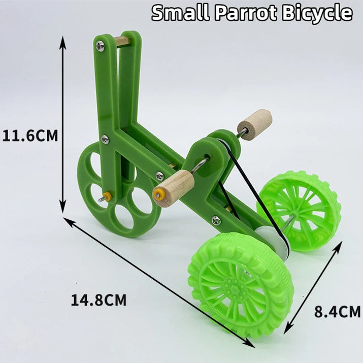 Parrot Bike Pet Bird Interactive Toy Toy Bird Training Supplies Pet Parrot Interactive Training Props Small Bird Toy Bike