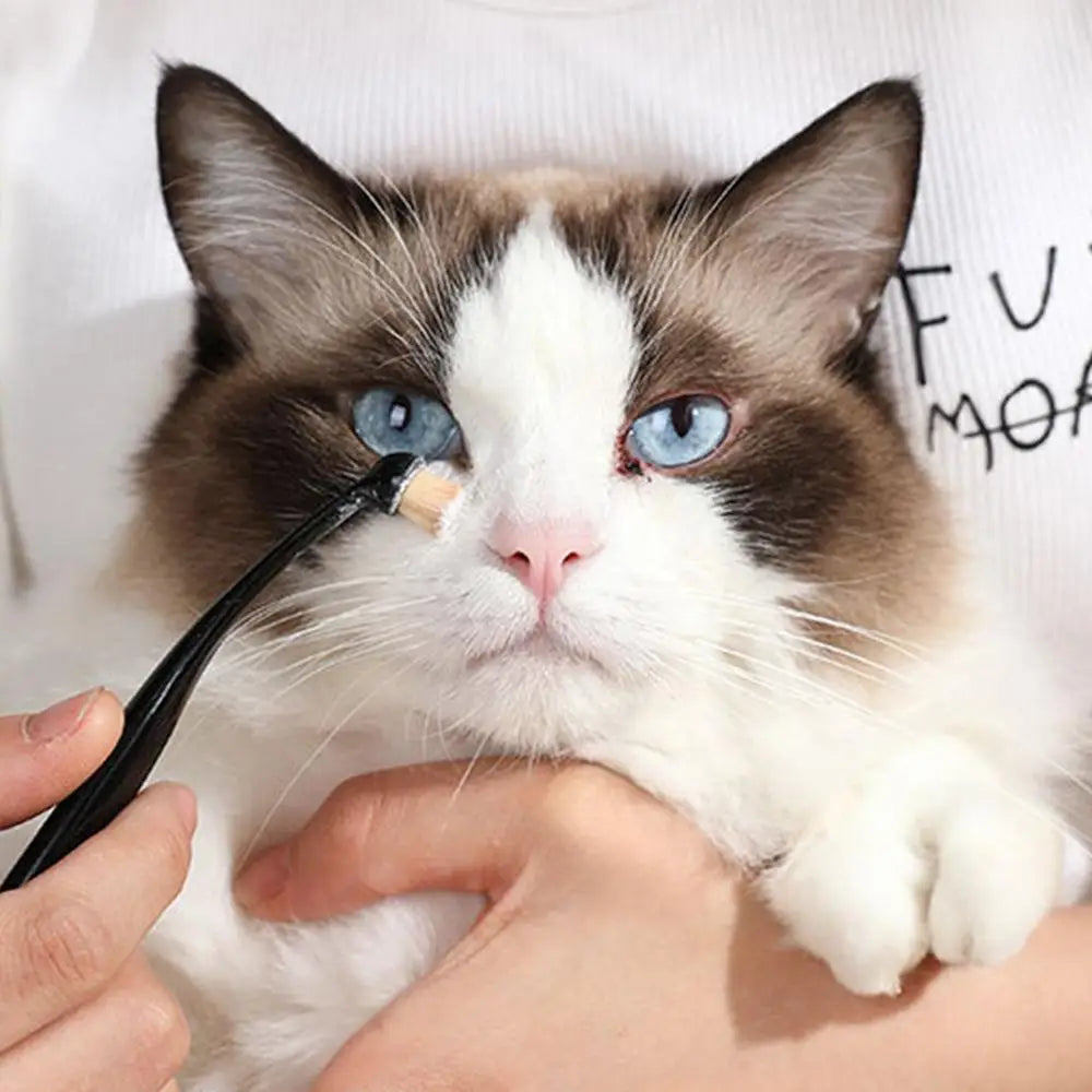 Pet Lacrimal Gland Cleaning Cream,Soothing Skin Isolating Tears Preventing Pigmentation Cat Dog Universal Tear Stain Balm Care