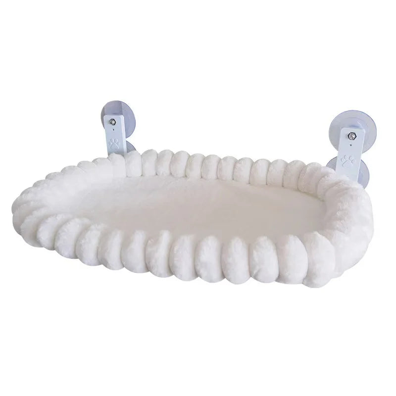 Large Wide Cat Window Bed Suction Cup Hanging Hammock for Cats Sunbathing Balcony Indoor Cat Furniture Pet Supplies
