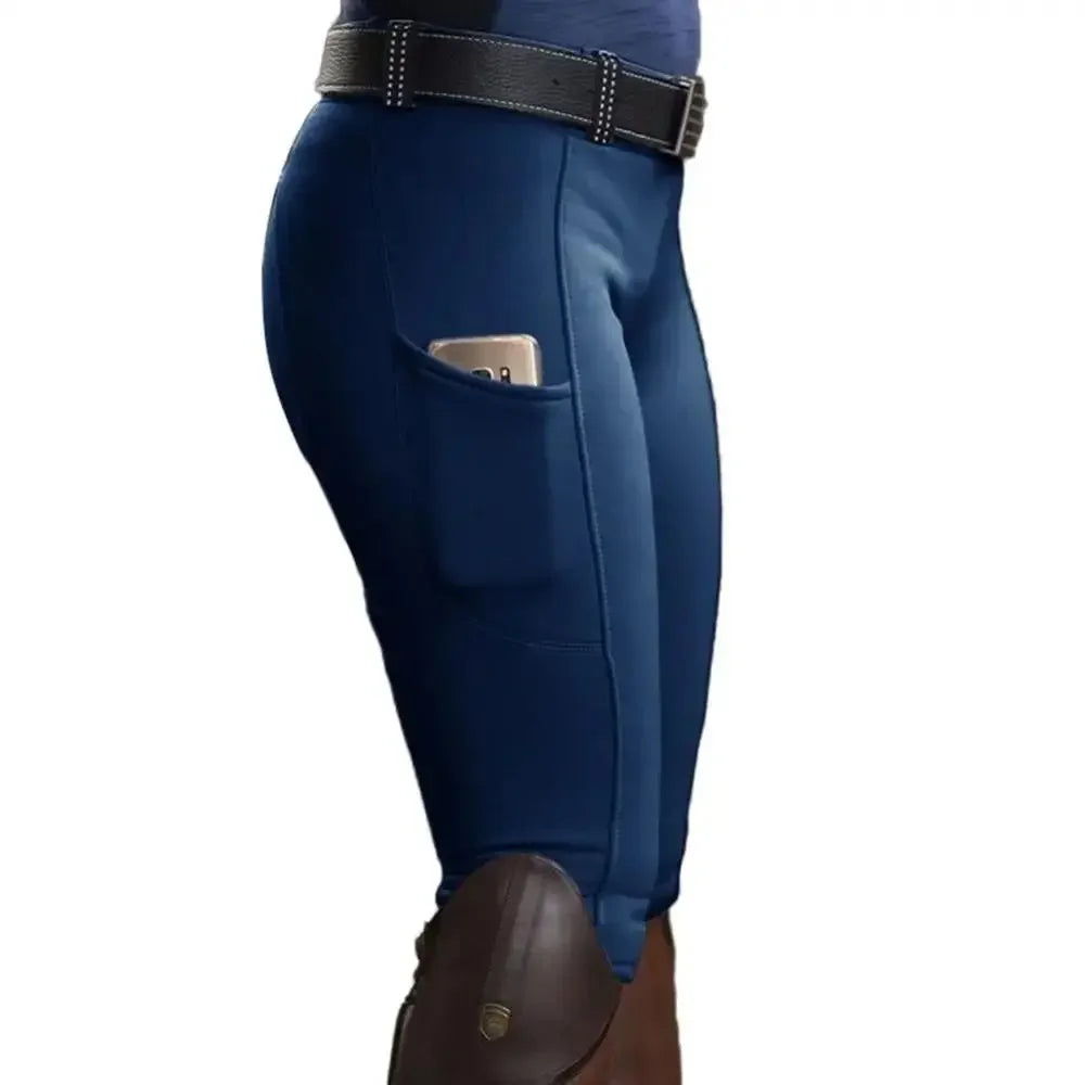 Equestrian Breeches Anti-Pilling Slim Unisex Riding Pants
