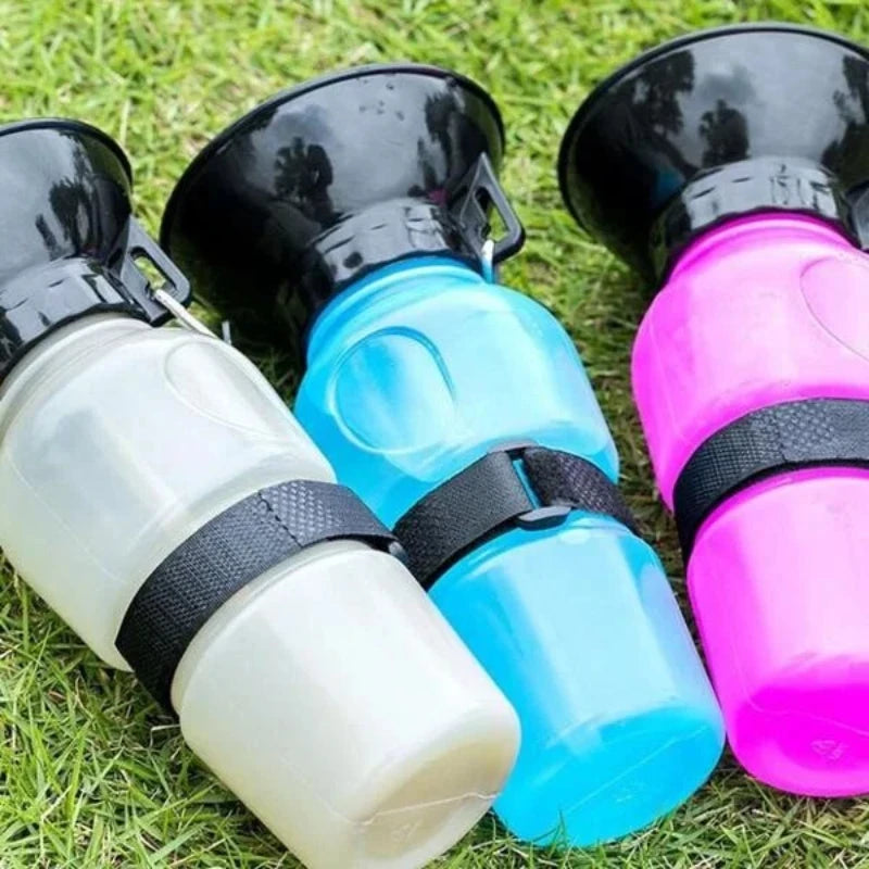 500ml Portable Pet Water Bottle For Dogs Cats Travel Drinking Cup Leakproof Outdoor Water Feeder Bowl Pet Supplies
