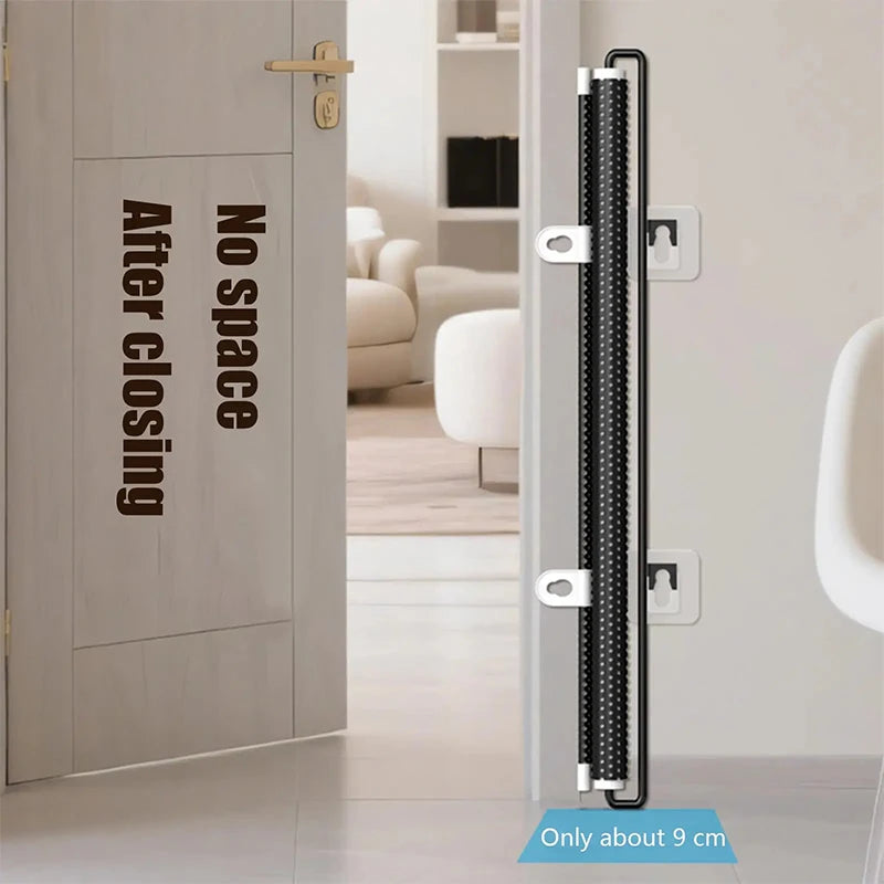 Indoor Retractable Staircase Door Sill Without Drilling Anti Cat Running Jumping Pet Fence Baffle For Doorways Corridors Stairs