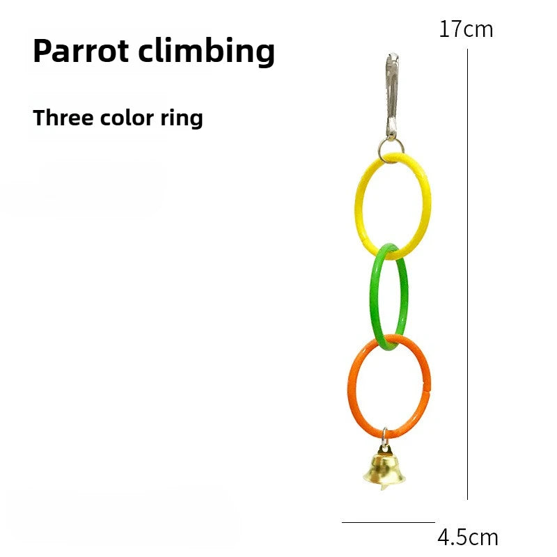 Colorful Bird Ring Chew Toy