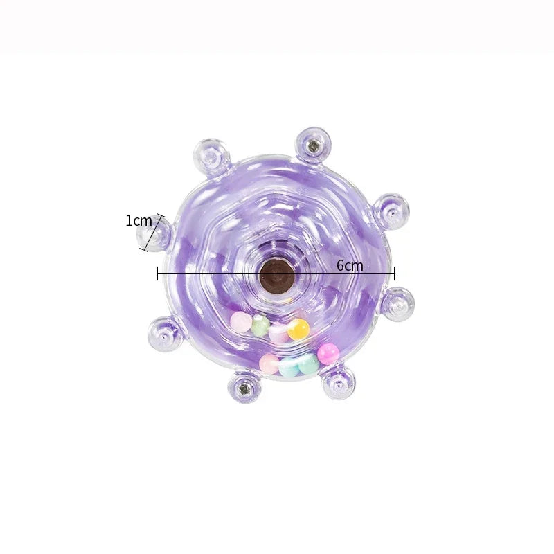 Parrot Wheel Interactive Turntable Toy For Birds Hang Toy With Sounding Ball Play Stand Cage Accessory Pet Supplies