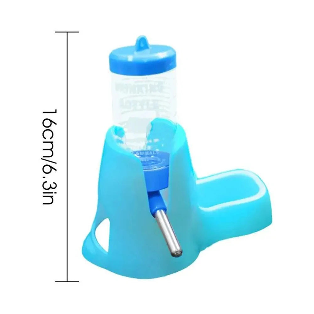PetHaven Automatic Hamster Water Feeder 80ml Bottle And Food Dish Combo - Dual Hydration Solution For Small Pets