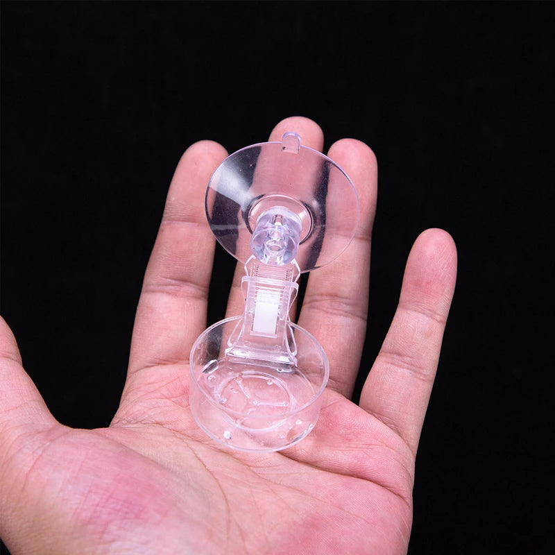 Reptile Water Food Bowl Suction Cup Food Tray Gecko Reptile Lizards Spider Tree Frogs Feeder Habitat Decoration Pet Supplies