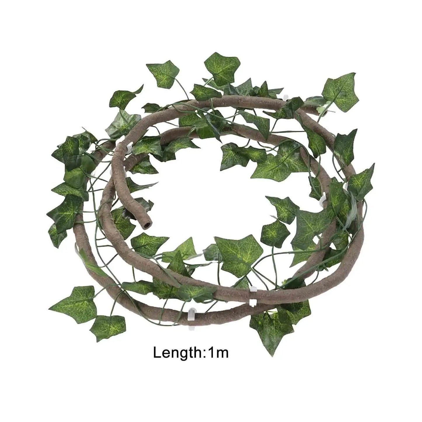Reptile Vines for Terrarium Decor Fake Plants Reptile Terrarium Decor for Chameleon Snake Leopard Gecko Bearded Dragon