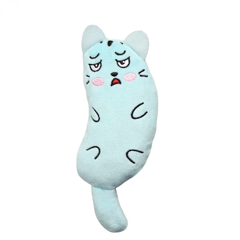 Pet Kitten Chewing ToyFunny cute Plush Toy Teeth Grinding Catnip cat Toys Interactive Claws Thumb Bite Cat mint For Cats hot