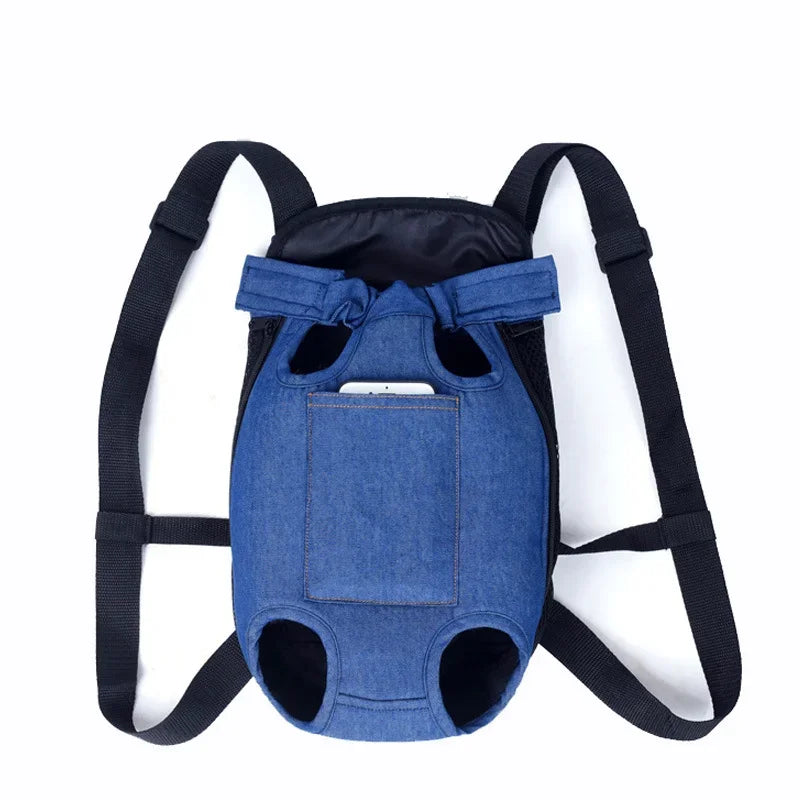 New Models Upgraded Adjustable Cat And Dog Carrying Bag Pet Backpack Portable Bag Outdoor Travel Camping Hiking Chest Carrying